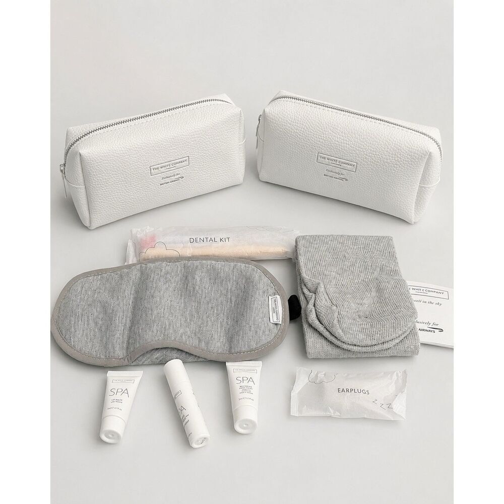 2 The White Company British Airways Travel Amenity Kits - Unused